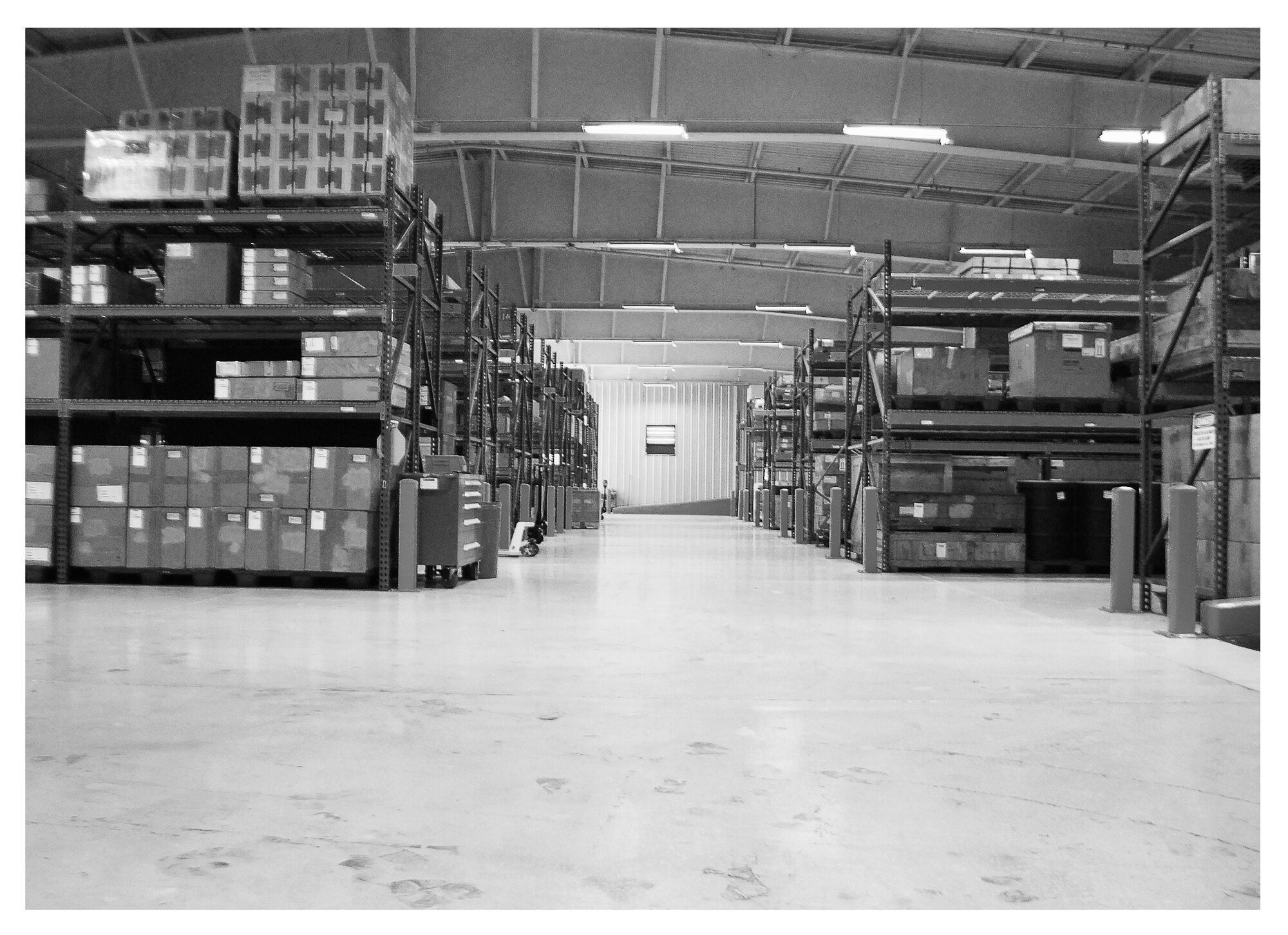 A supply room at Tyndall is stocked by Bering Straits Logistics Services. The 325th Logistics Readiness Squadron is slated to stand up April 1, 2014, and will commence full logistics operations by Oct. 1, 2014. (U.S. Air Force photo illustration by 2nd Lieutenant Christopher Bowyer-Meeder)