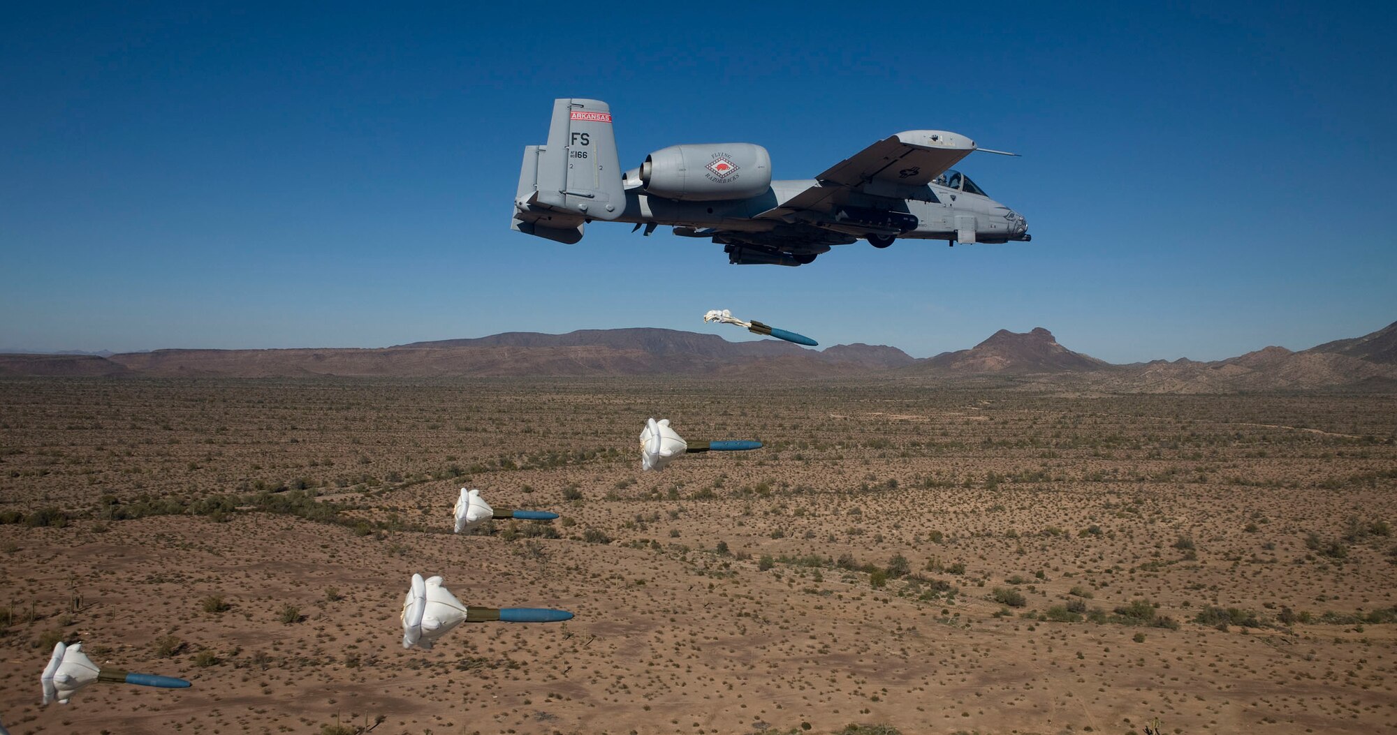A-10C Thunderbolt II “Warthogs” with the 188th Fighter Wing, Arkansas Air National Guard conduct close-air support training near Davis-Monthan Air Force Base, Ariz. (Photo by Jim Haseltine)