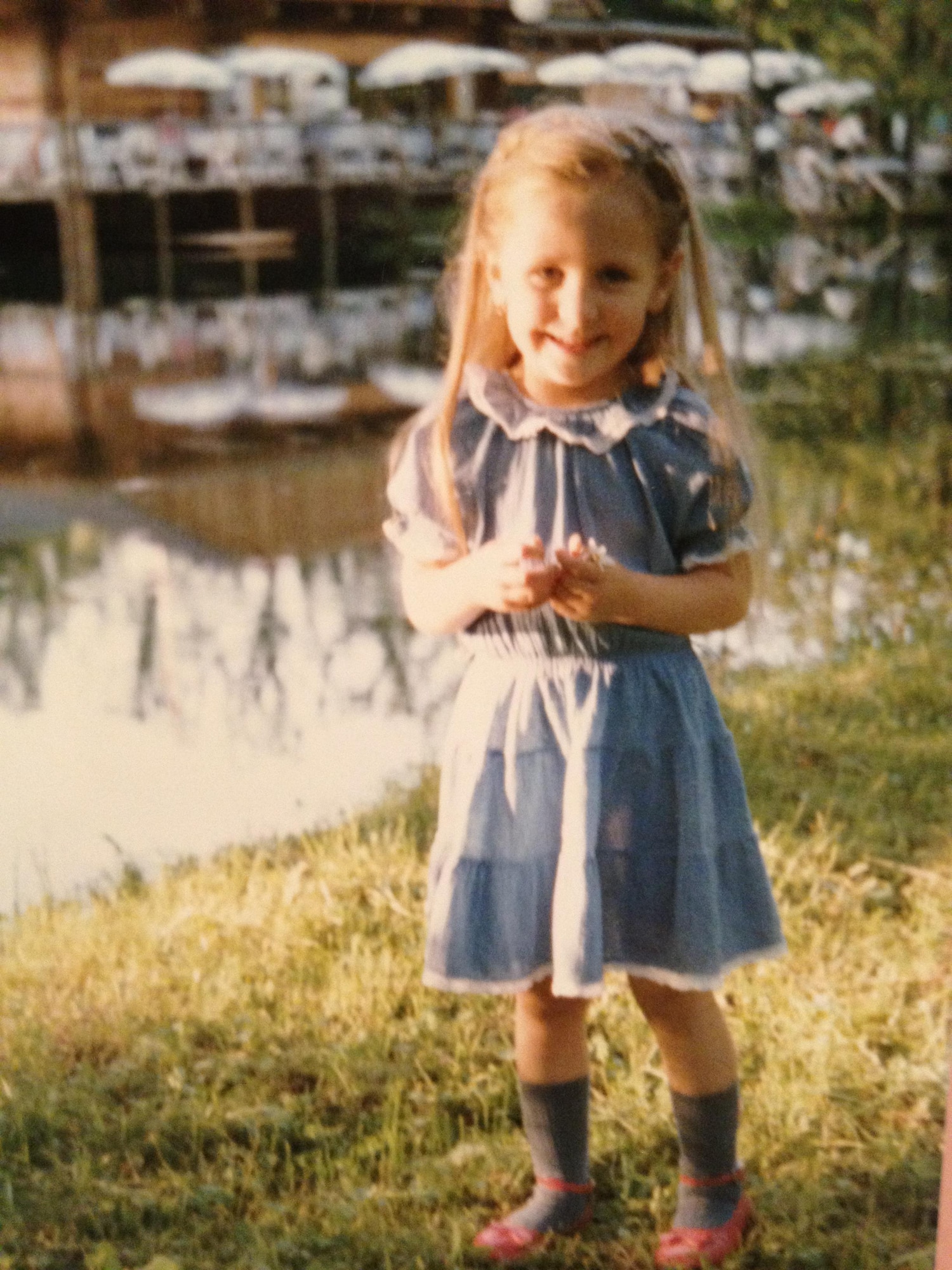 Merima White, 7 years-old, poses for a photo in Bosnia-Herzegovina in 1990. White grew up in Sarajevo, Bosnia-Herzegovina during the Bosnian Conflict as a child and moved to the U.S. in 1994. Today, White is a captain assigned to the 99th Medical Operations Squadron family medicine residency as a resident physician at Nellis Air Force Base, Nev. (Courtesy photo) 