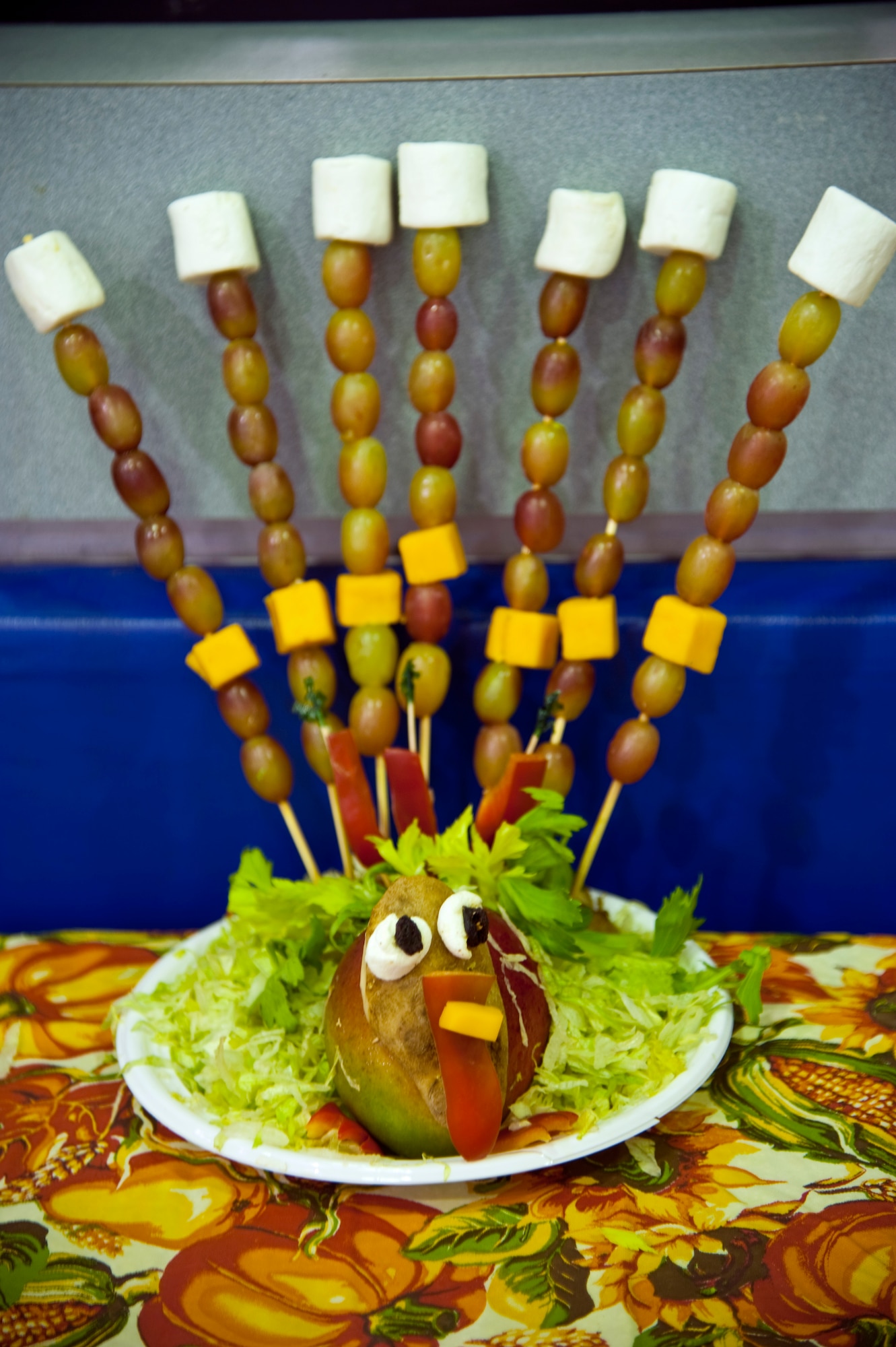 An appetizer greets guests during the youth center’s Thanksgiving dinner on Hurlburt Field, Fla., Nov. 21, 2013. The meal provided an opportunity for parents, their children and youth center staff to come together and celebrate the holiday. (U.S. Air Force photo/Senior Airman Michelle Vickers) 