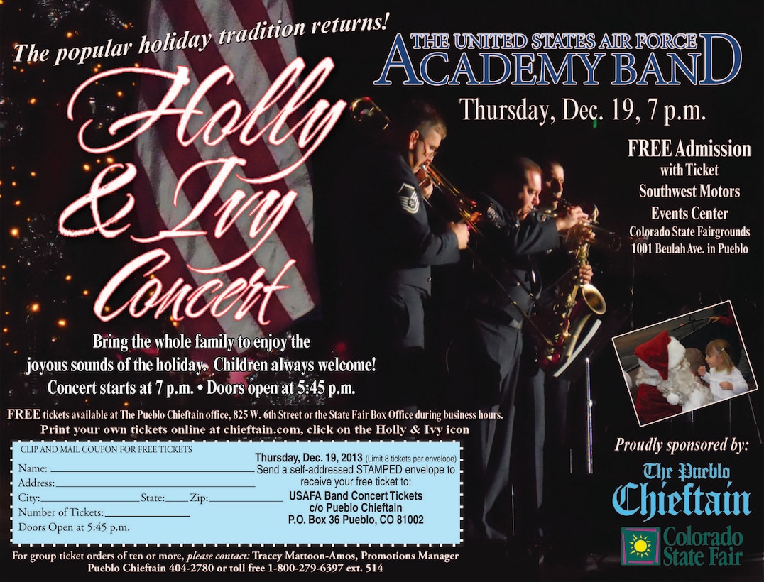 2013 Holly & Ivy Pueblo Ticket Info