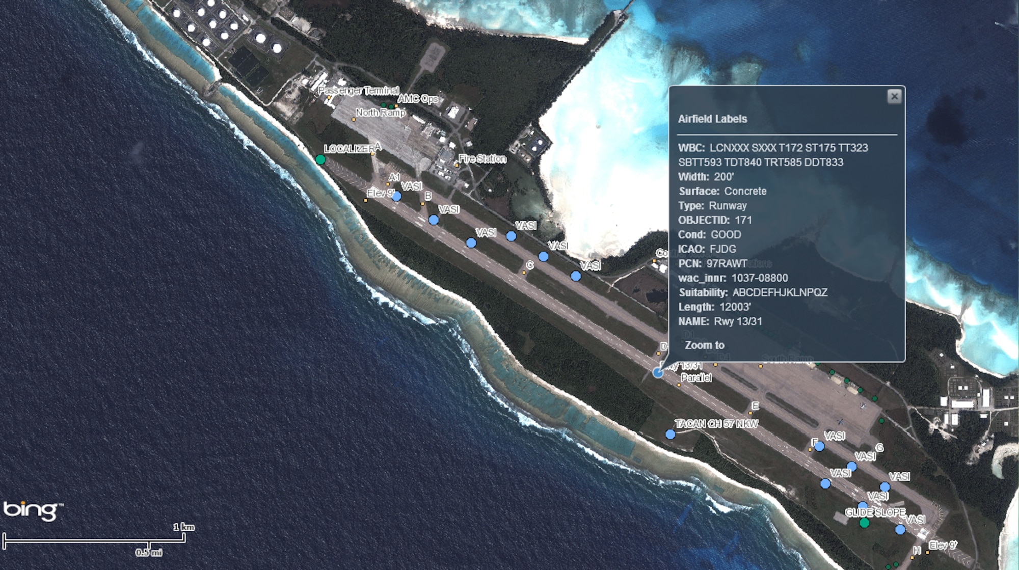 Example of an Airfield Map