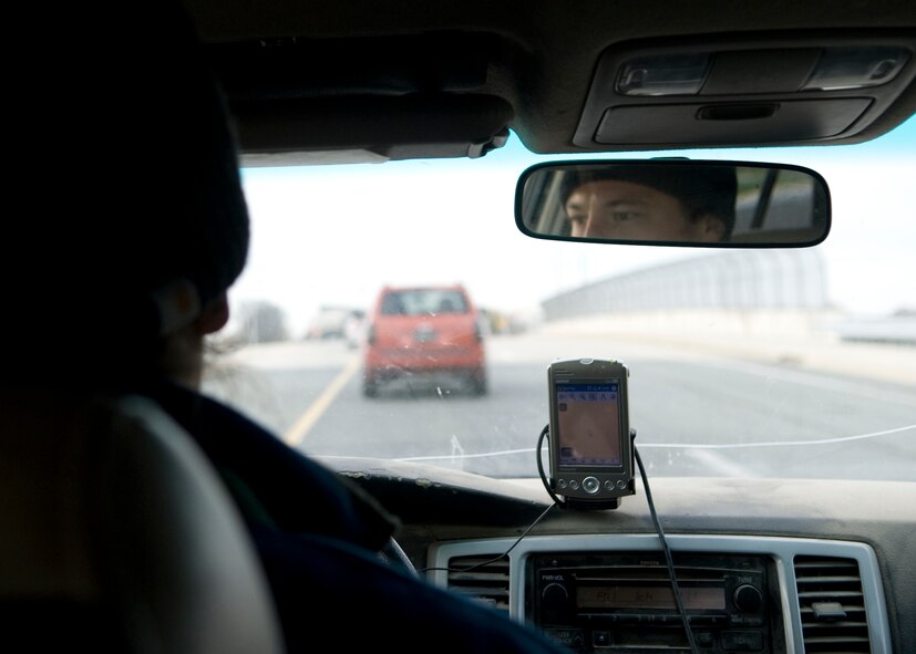 David Curtiss, 436th Airlift Wing Safety Office wildlife manager, begins his BASH rounds Nov. 20, 2013, near Dover Air Force Base, Del. BASH stands for bird/wildlife strike hazard and is a program which helps to keep animals and birds away from aircraft. (U.S. Air Force photo/Senior Airman Jared Duhon)