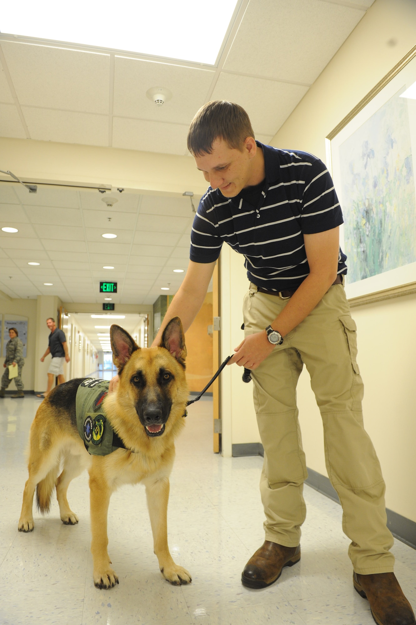 Unconditional love Medical alert dog true wingman Robins Air