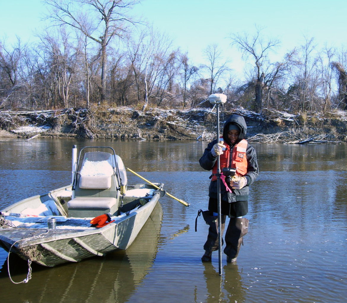 Surveying the Minnesota River