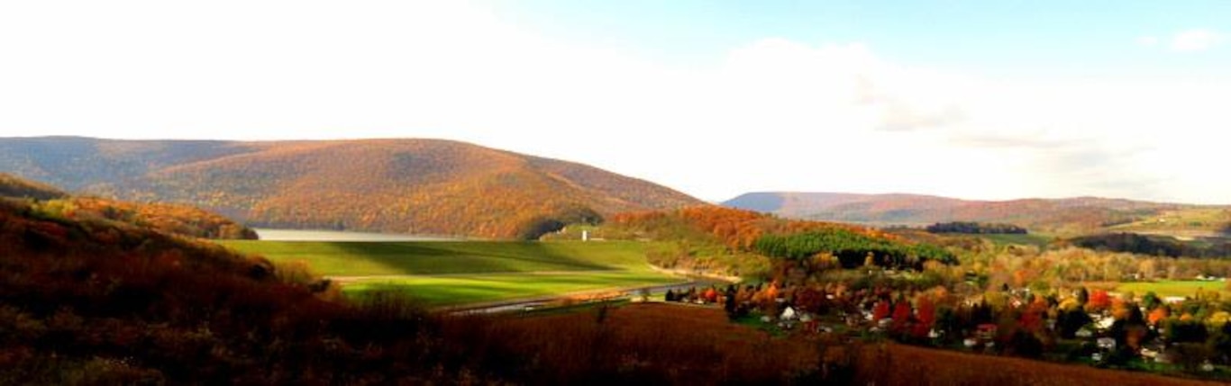 Tioga Dam in Fall