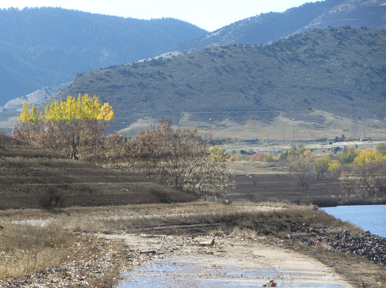 Following heavy rains which fell mid-September in Colorado, the pool elevation at the Bear Creek reservoir rose several feet. At 4 a.m., Sept. 15, the reservoir pool elevation surpassed its previous record elevation of 5587.1 feet, which occurred in 1995 and peaked at a pool elevation of 5607.9 ft on Sept. 22. By mid-October, pool levels had returned to normal levels. Bear Creek Dam did what it was designed to do by catching the runoff and reducing flooding risks to the hundreds of homes located downstream.