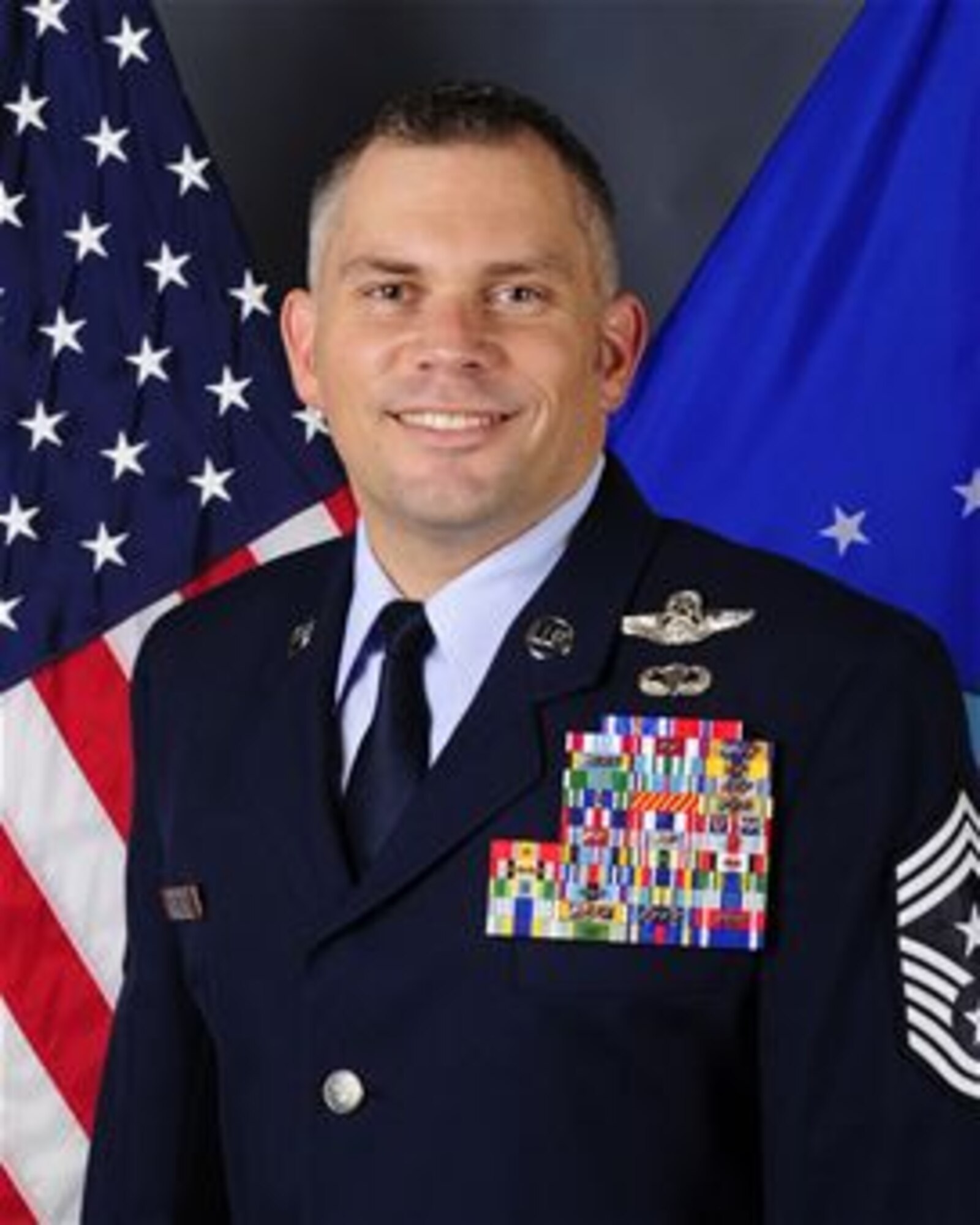 Chief Master Sgt. Thomas B. Mazzone, 6th Air Mobility Wing command chief.

