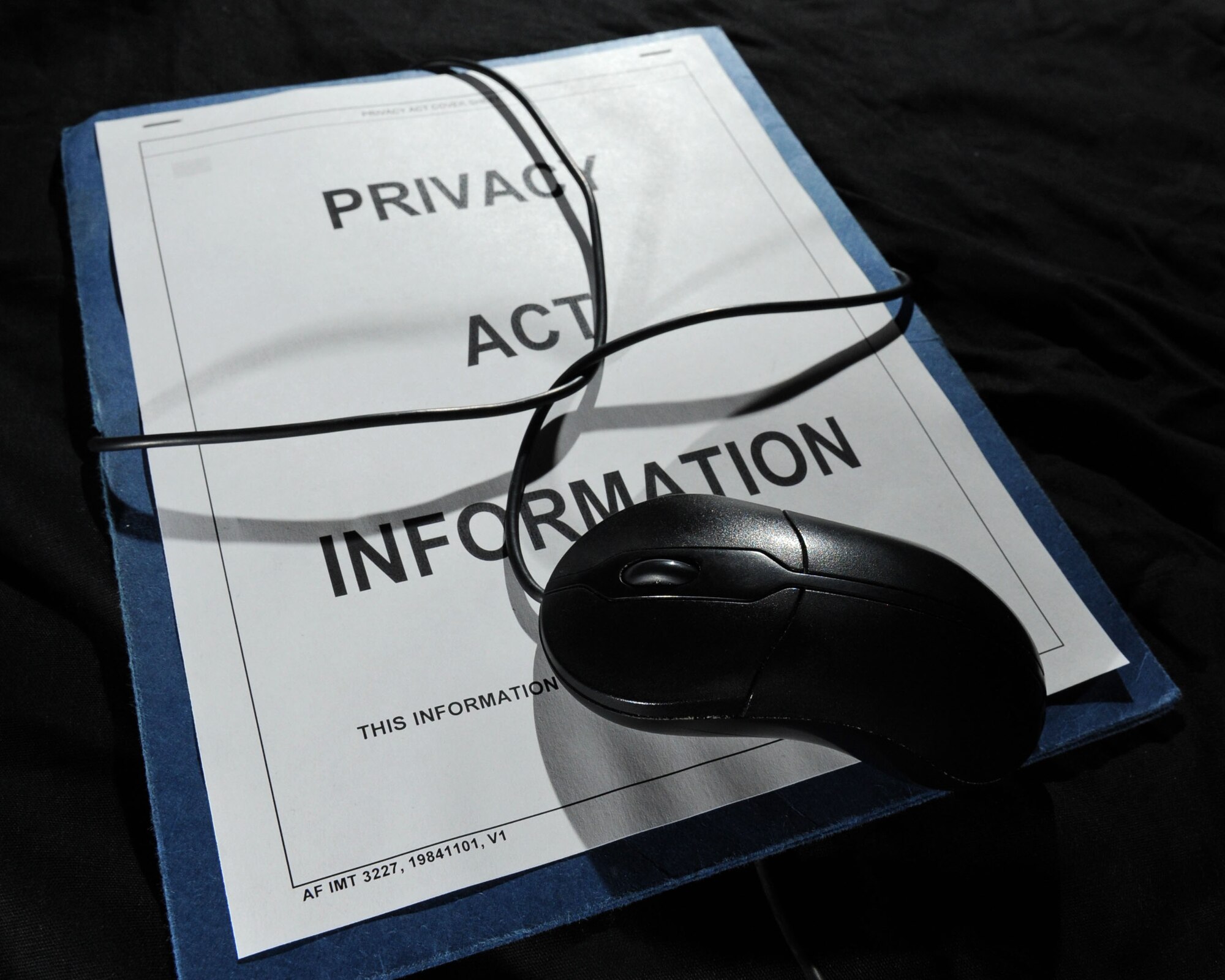 Individuals who inappropriately store and transmit personally identifiable information over the Air Force network will now have their accounts locked in response to the violation. Information on protecting PII can be found of the Air Force Portal under the Cyber Threats and Information tab as well as at http://dpclo.defense.gov/privacy/. (U.S. Air Force photo by Senior Airman Chase Hedrick/Released)