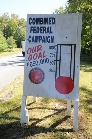 Marine Corps Base Quantico’s Combined Federal Campaign is just getting underway and runs through Dec. 15. 