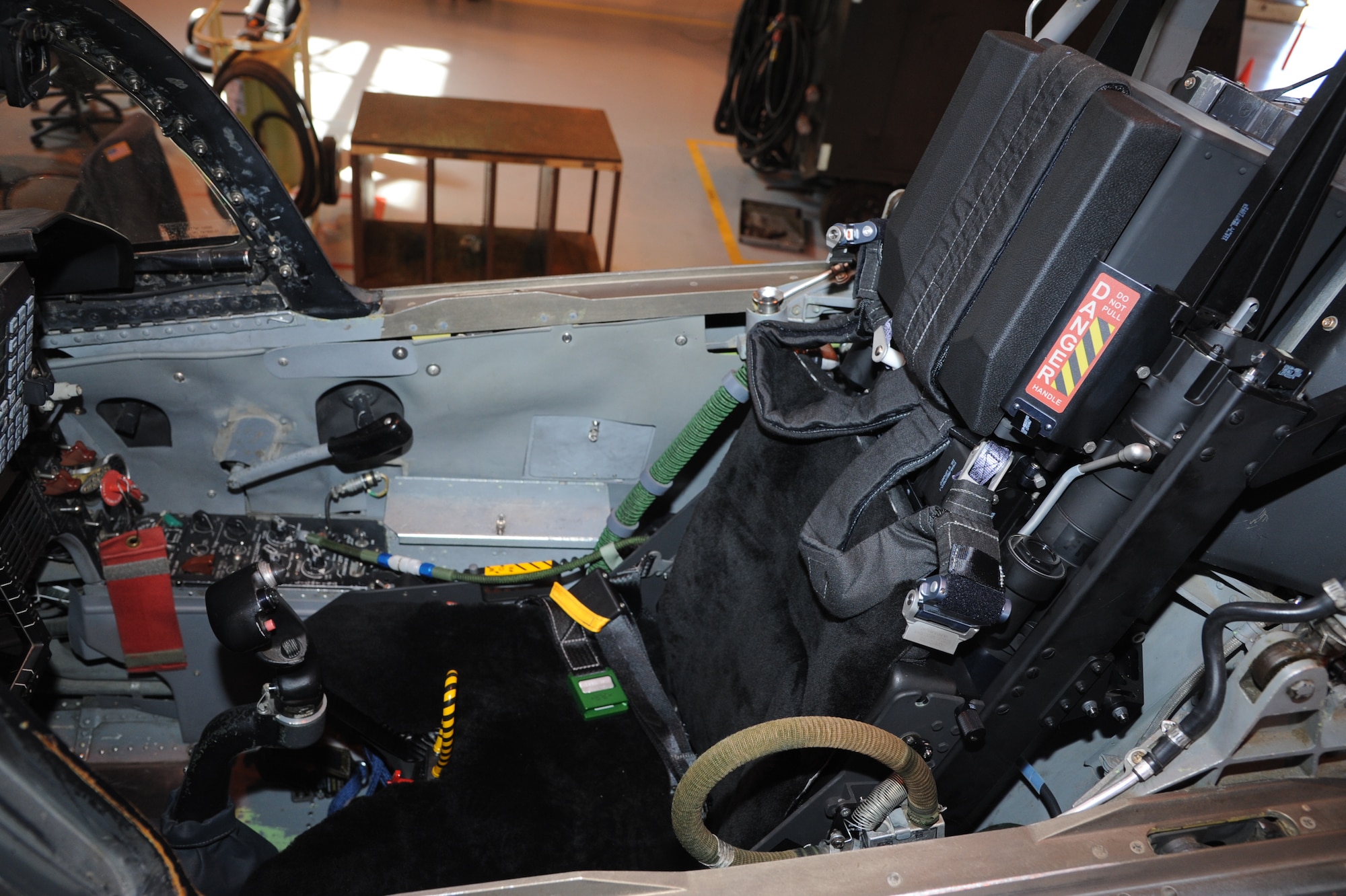 The Martin-Baker Mk US16T ejection seat features a safer ejection process and built-in parachutes for pilots flying the T-38 Talon. The seats are being installed in all 66 T-38s here and maintenance personnel expect to complete the upgrade to Vance's T-38 fleet by June this year. (U.S. Air Force photo/ Senior Airman Frank Casciotta)