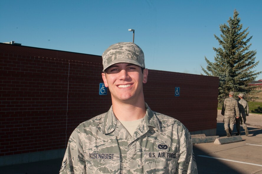 Warren Wants to Know…What do you do at home or work to conserve energy?

“Opening windows instead of using air conditioning.” — Senior Airman Kenny Rosenquist, 90th Civil Engineer Squadron Heating Ventilation and Air Conditioning