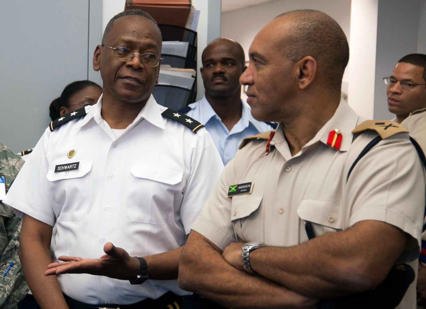 Dc National Guard Leaders Meet With Jamaican Defense Force Leadership