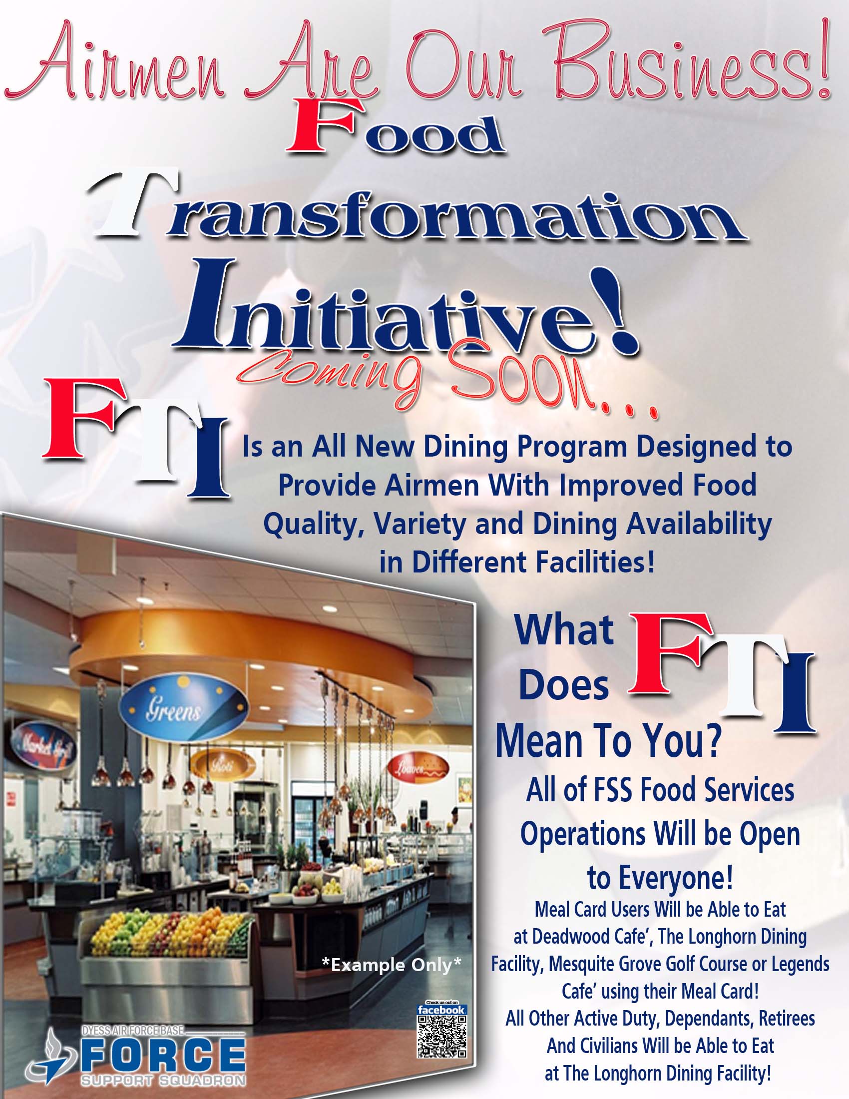 Dyess begins food transformation initiative > Dyess Air Force Base