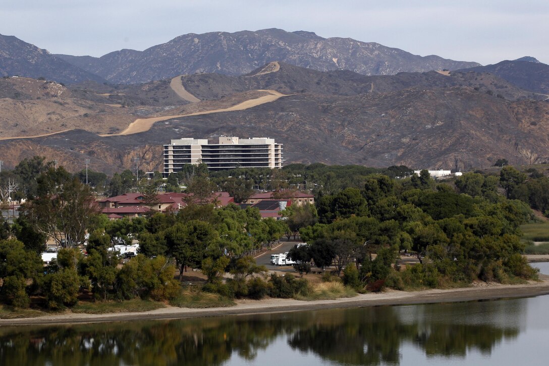 A view of the Camp Pendleton Naval Hospital Oct. 7.