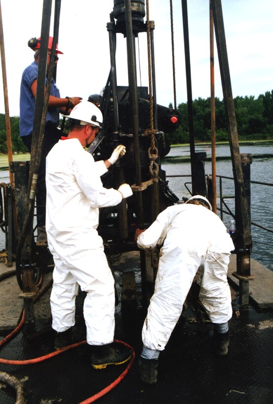 Collette-Sediment sampling at St. Clair River AOC