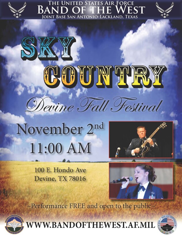 Sky Country Devine Festival Flyer