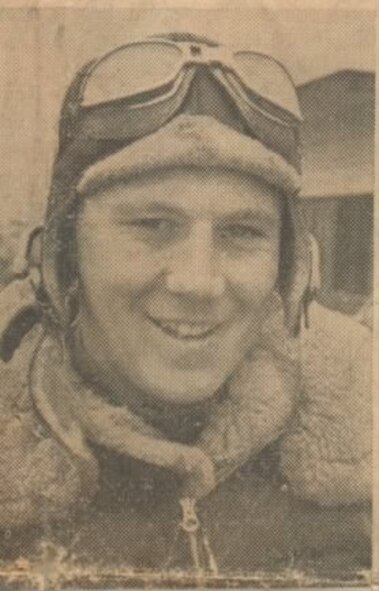 130916-F-ZZ999-001 1st Lt. Hiram Appleget of the 95th Bomber Squadron, was killed-in-action March 1, 1943, and is buried in the North Africa American Cemetery in Tunisia. Tech. Sgt. Gary Wayland, 90th Force Support Squadron, stumbled upon a footlocker from World War II here in Cheyenne, Wyo., that belonged to this Army Air Corps pilot.  Upon extensive research, Wayland contacted Appleget's family members in Minnesota and he plans to return the footlocker and vintage artifacts within the coming months. (U.S. Air Force courtesy photo)