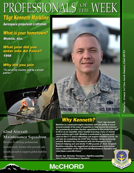 Tech. Sgt. Kenneth Markline (U.S. Air Force graphic/Adamarie Lewis-Page)