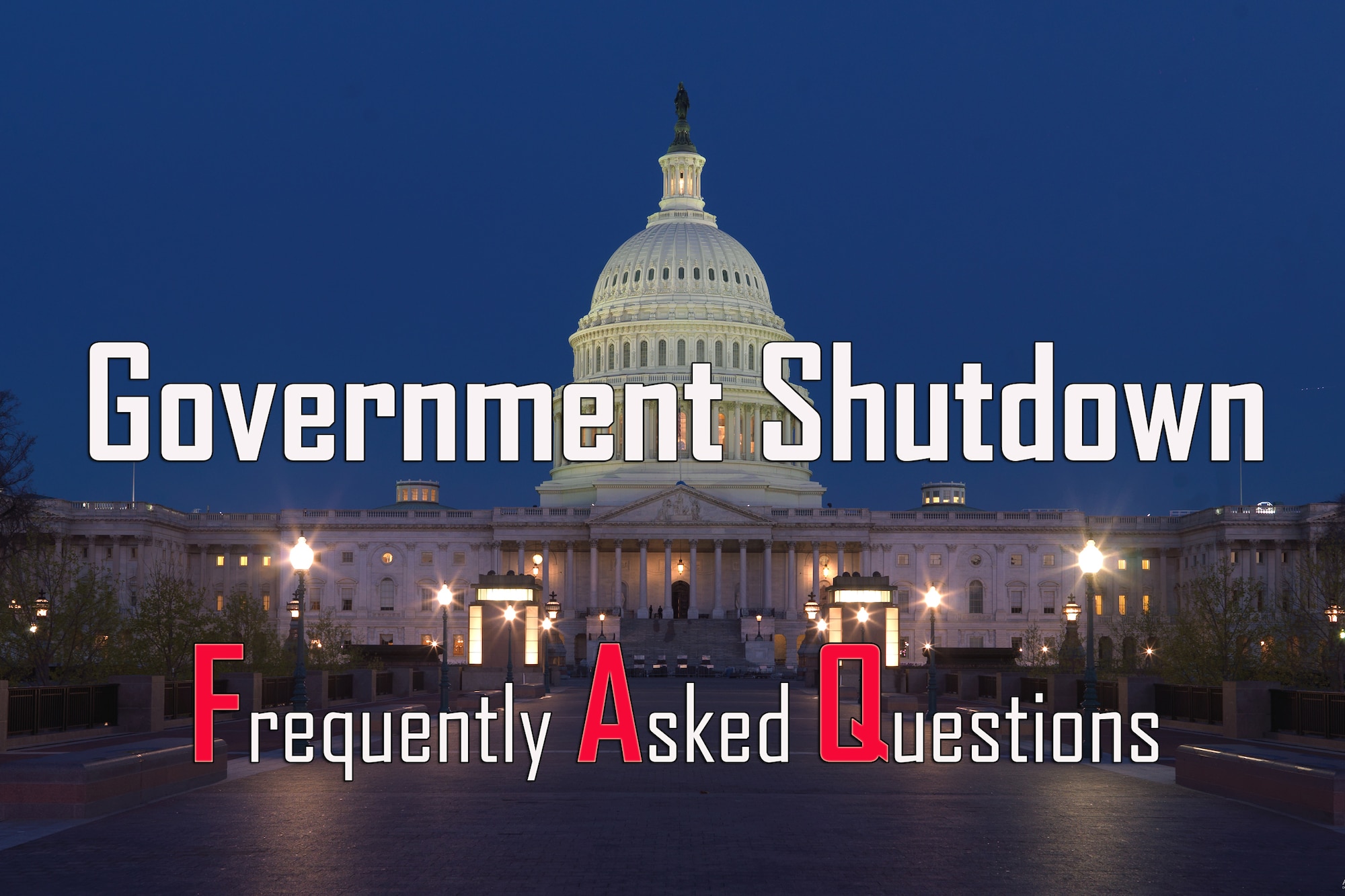 Below are frequently asked questions about the current government shutdown. 