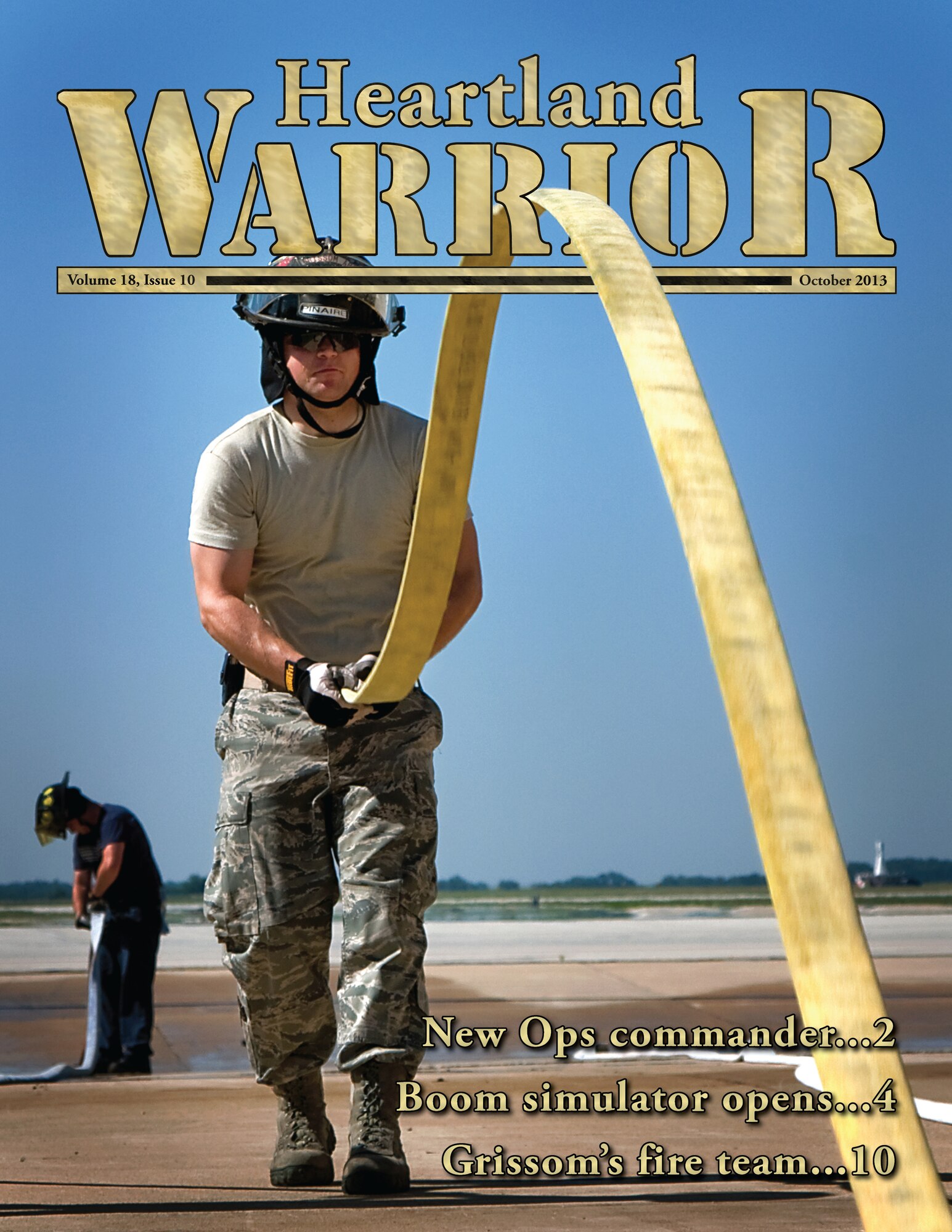 The October edition of the Heartland Warrior is now online. This issue contains 16 pages of news, photos and information about Grissom Air Reserve Base, Ind., and the 434th Air Refueling Wing. (U.S. Air Force photo illustration/Staff Sgt. Andrew McLaughlin)
