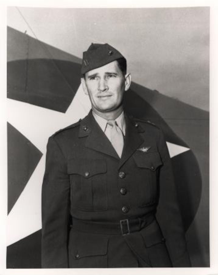 Captain Joseph Foss during WWII.


