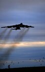 A B-52H Stratofortress takes off from the runway during an exercise at Minot Air Force Base, N.D., Oct. 2, 2013. Air Force Global Strike Command routinely conducts training exercises to ensure its forces can perform their mission when called upon at any time. (U.S. Air Force photo/Airman 1st Class Andrew Crawford)