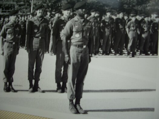 Gen. Edward A. Rice Jr. leading formation at the Air Force Academy. The general retired Oct. 10 after more than 35 years of Air Force service and 4,000 flying hours. (Courtesy photo)
