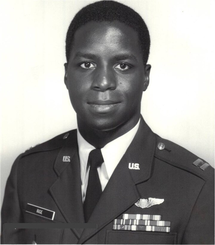 Gen. Edward A. Rice Jr. as a Captain. The general retired Oct. 10 after more than 35
years of Air Force service and 4,000 flying hours. (Courtesy photo)