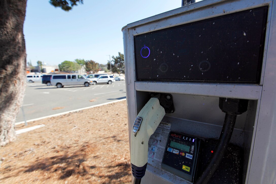A base order has been published addressing users of all-electric and plug-in hybrid electric vehicles concerning electric charging on base, Oct. 3.
MCIWEST-MCB CAMPEN ORDER 11240.1 provides guidance on location, and details on the prohibition of the use of government charging stations.

