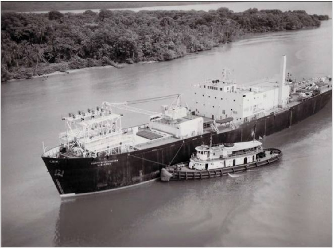The U.S. Army Corps of Engineers Nuclear Power Plant "Sturgis" enters the Panama Canal(1968). Records of the Army Signal Corps, RG 111; National Archives and Records Administration - College Park, Md.