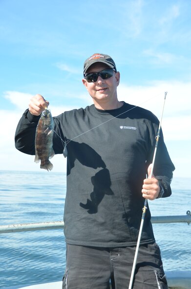 On Sept. 16, Lt. Col. Charles “Chip” Carroll hosted 27 wounded veterans aboard his fishing boat in Cape Cod. Lt. Col. Carroll been to more than 30 countries and has been involved in countless humanitarian and contingency responses and yet he manages to synch not only his Air Force and Family life but also his life as a boat Captain. (U.S. Air Force photo/SSgt. Kelly Galloway)