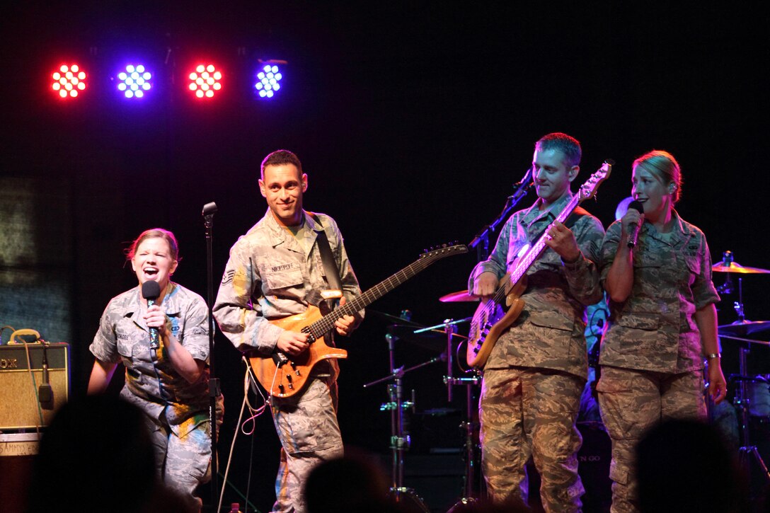 The USAFE Band Touch n' Go popular music ensemble performed for the 60th anniversary of the National Support Element at Papa Air Base, Hungary.  Touch n' Go also performed a community relations concert in the Maintown Square in Papa.