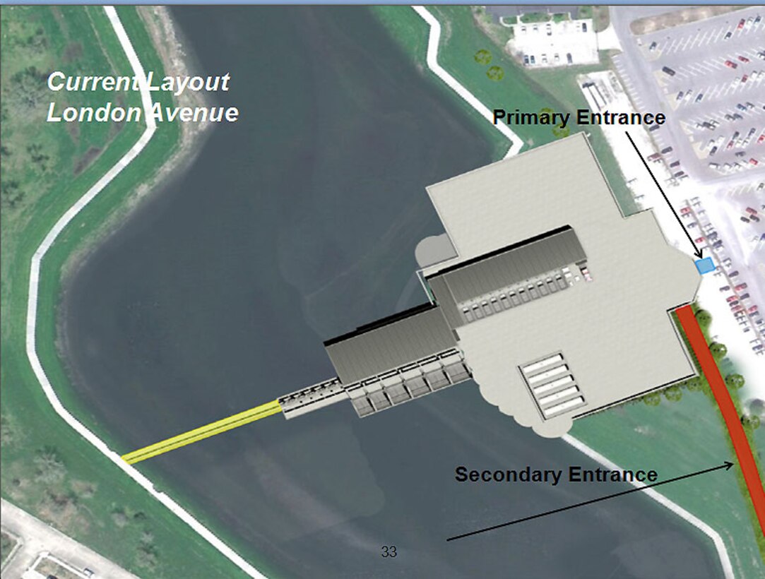 London Avenue PCCP Current Site Layout