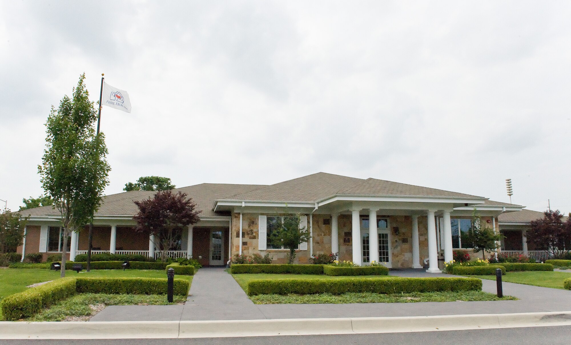 The Fisher House for the Families of the Fallen sits ready for families of fallen military members July 9, 2013, on Dover Air Force Base, Del. The house opened Dec. of 2010 to serve the families of fallen military members. (U.S. Air Force photo/Roland Balik)