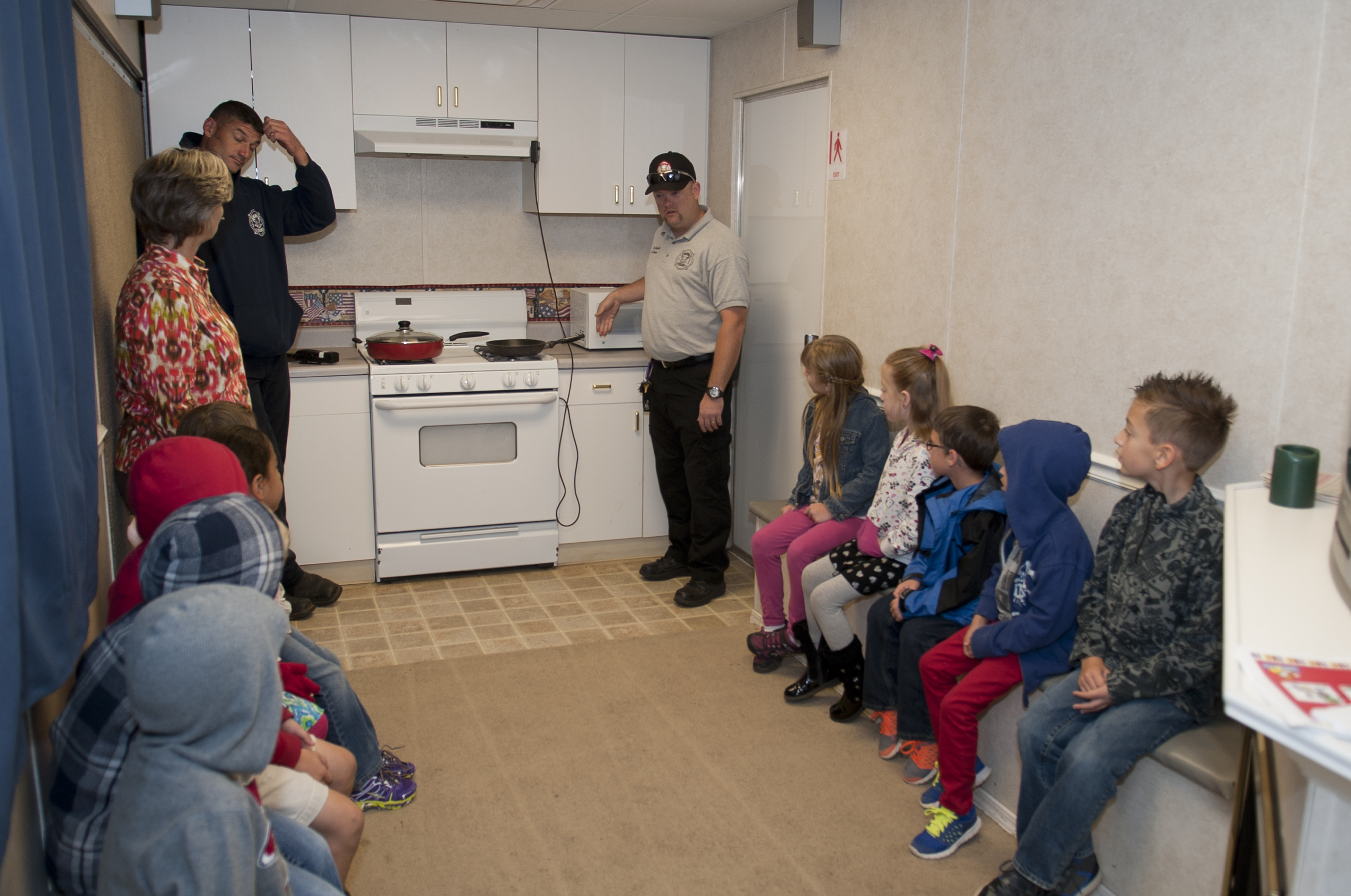 Altus AFB children participate in fire prevention training ...
