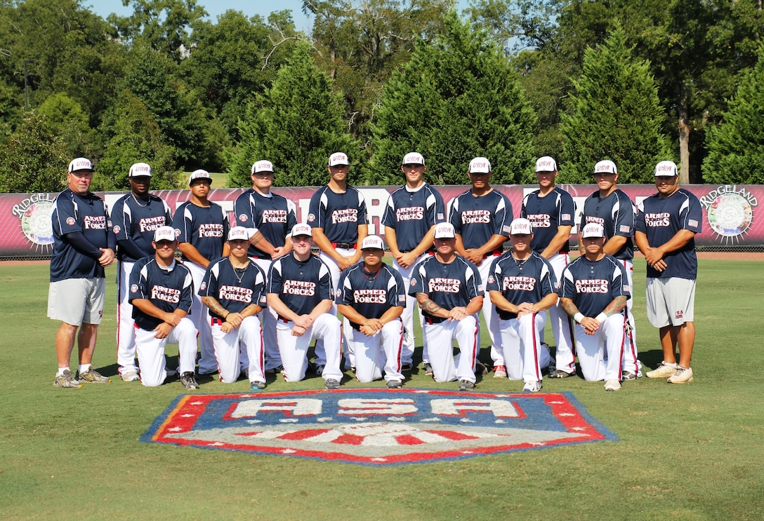 The 2013 Armed Forces Mens Softball Team took bronze at ASA National Softball Championship in Ridgeland, MS 26-30 September.