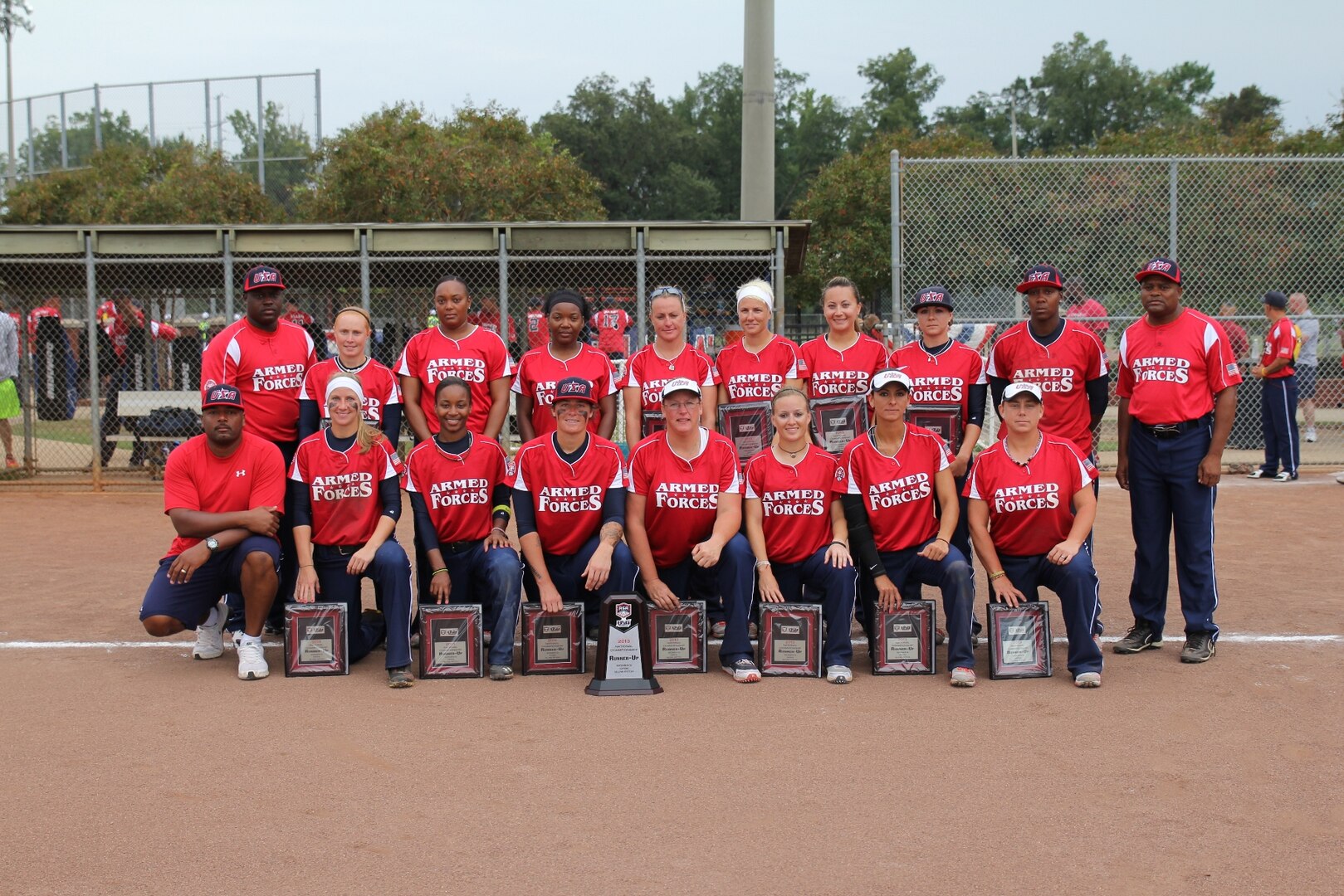 The 2013 Armed Forces Womens Softball Team took silver at ASA National Softball Championship in Ridgeland, MS 26-30 September.