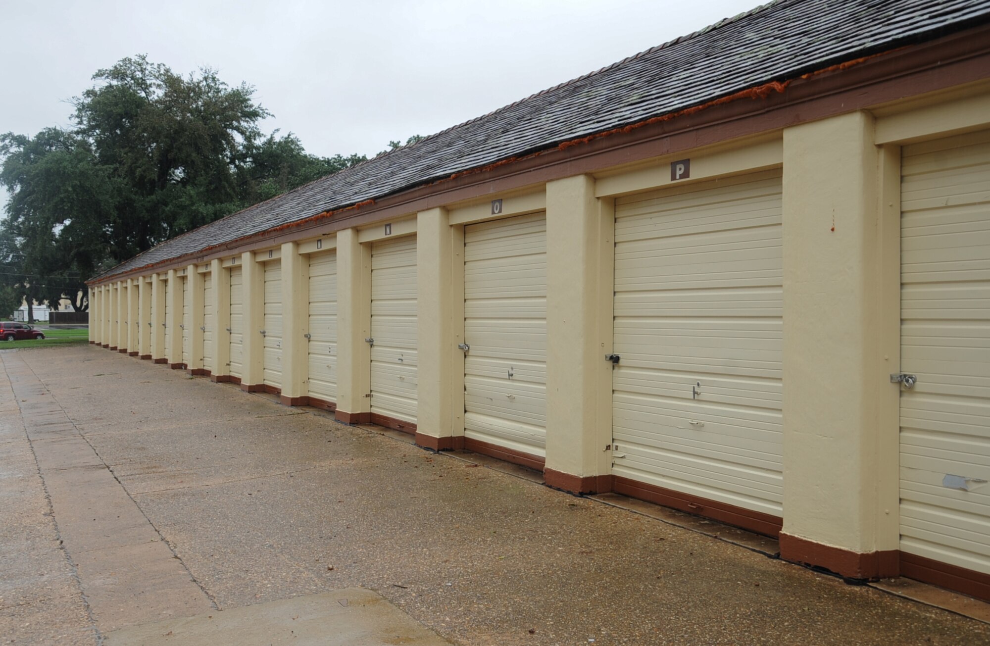 Earlier this year, Outdoor Recreation received 15, 10 feet x 18 feet, storage lockers from the 2nd Civil Engineer Squadron. These units are available to all base personnel who have a current military identification card. (U.S. Air Force photo/Senior Airman Sean Martin)