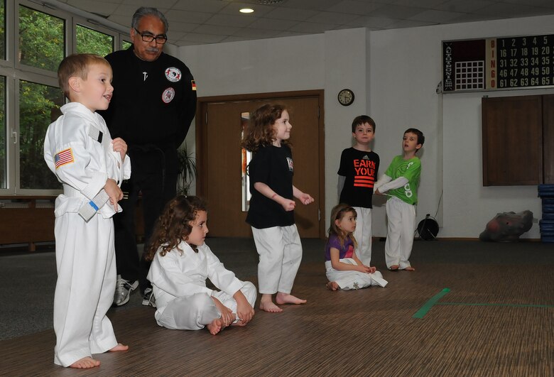 Karate Students Hold No Punches Ramstein Air Base Display