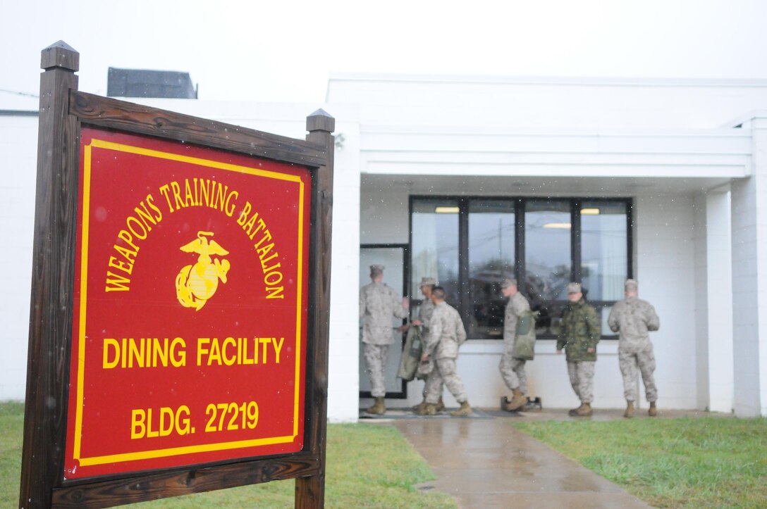 The dining hall that has served Weapons Training Battalion for more than half a century will be replaced by a facility with nearly four times the capacity, making way for a growing Embassy Security Group. 