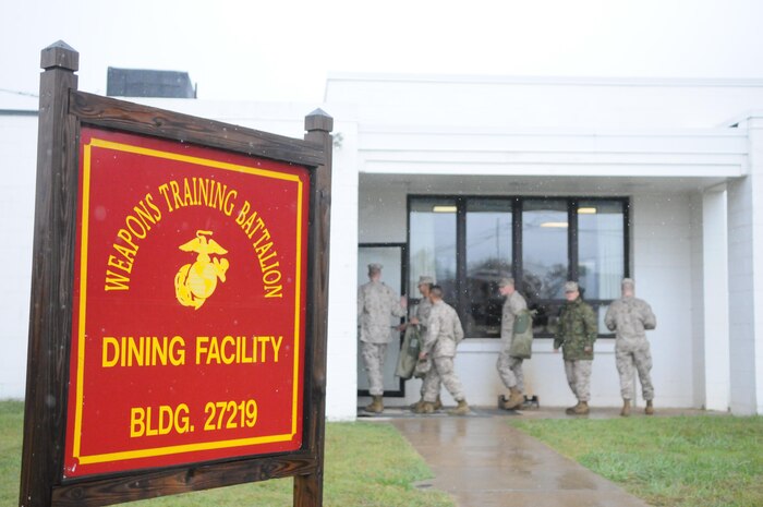 The dining hall that has served Weapons Training Battalion for more than half a century will be replaced by a facility with nearly four times the capacity, making way for a growing Embassy Security Group. 