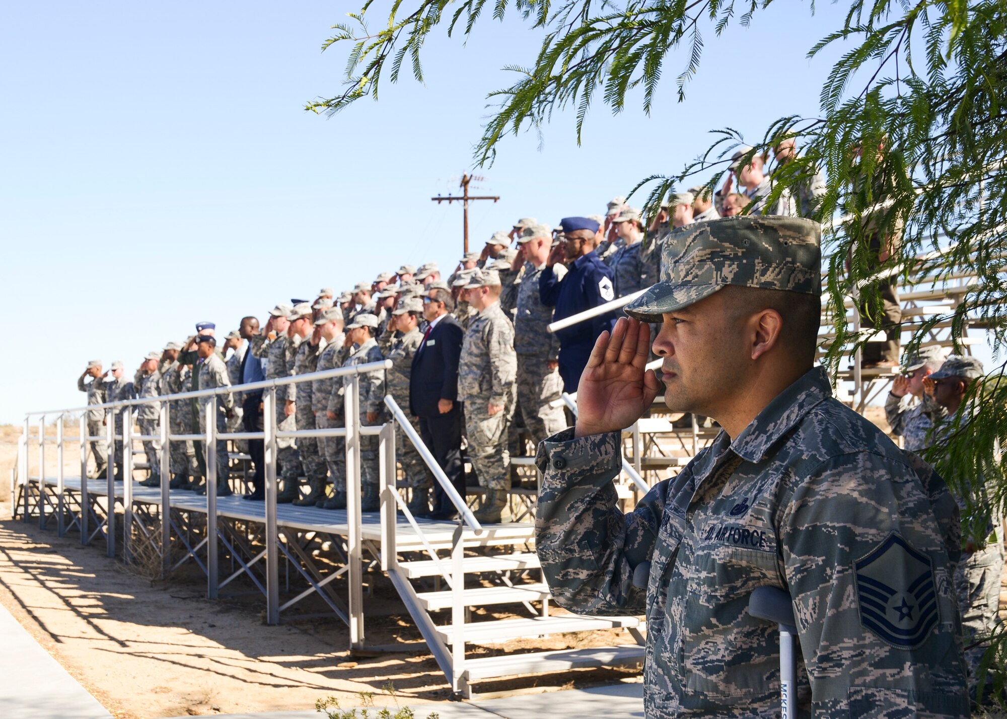 The graduation ceremony was attended by base leadership, friends and supervisors. (U.S. Air Force photo by Rebecca Amber)