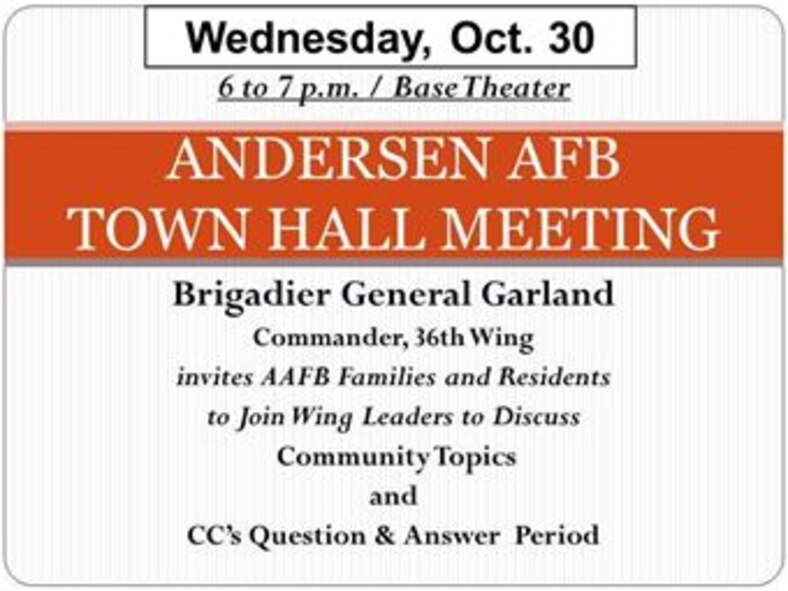 Brig. Gen. Garland's Town Hall