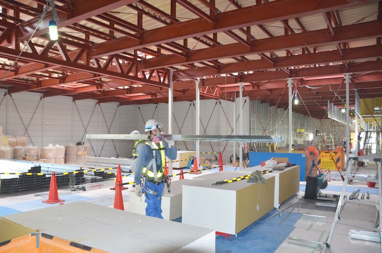 The first phase of the project involves constructing a temporary facility, shown here, to provide swing space for Clinic staff and patient care throughout the course of the existing clinic renovation. The renovation of the existing clinic facilities is slated to begin in Spring 2014.