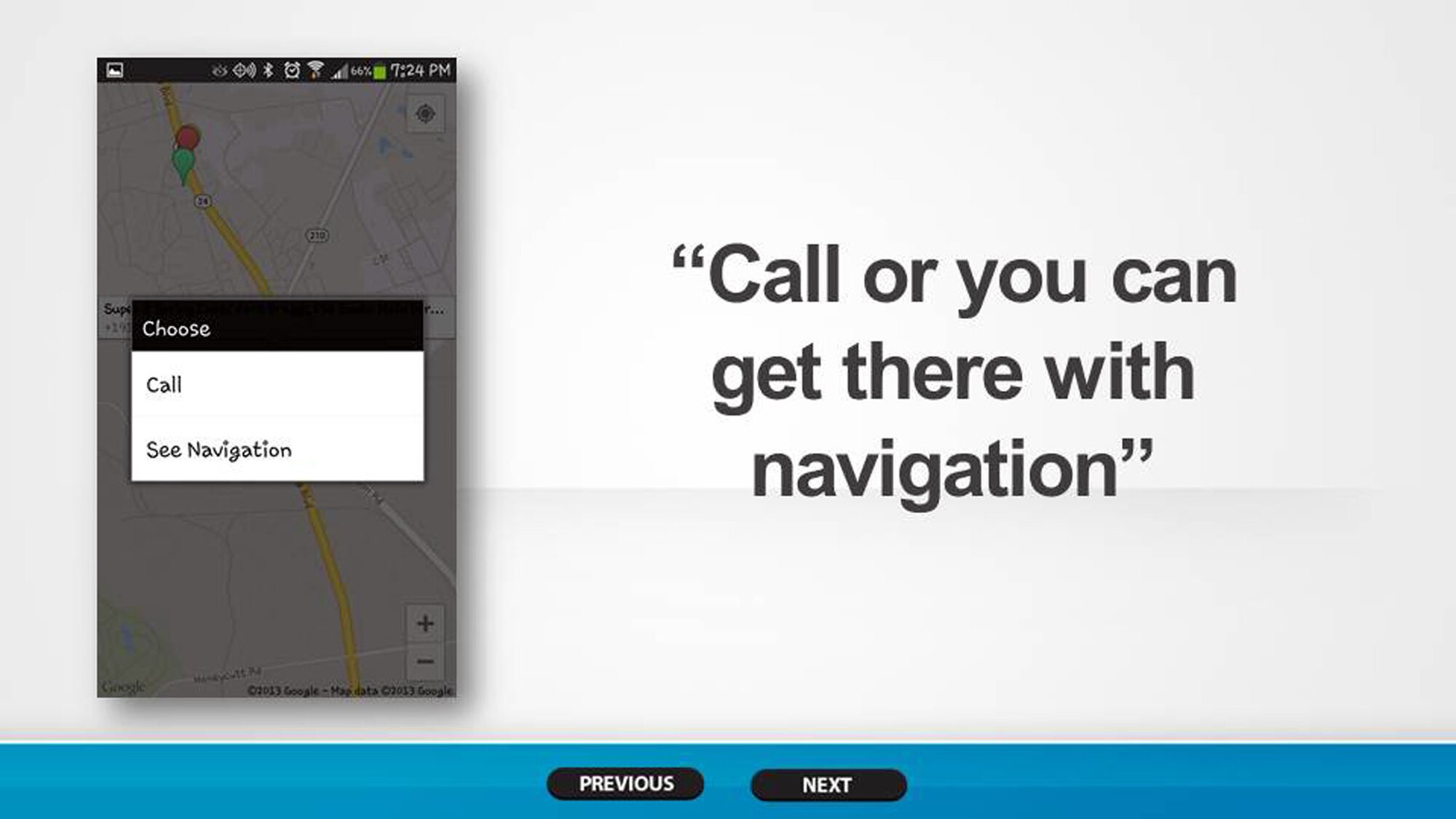 Screen shots from the Wingmanship app created by Airman 1st Class Hwansung Kim, 43d Logistics Readiness Squadron, Pope Army Airfield, N.C.  Wingmanship is an Android mobile application that provides functionality for calling a Wingman, finding a taxi, hotel, calling the base directory or an emergency contact that is available for free at the Google Play Store.  (U.S. Air Force photo/Marvin Krause)