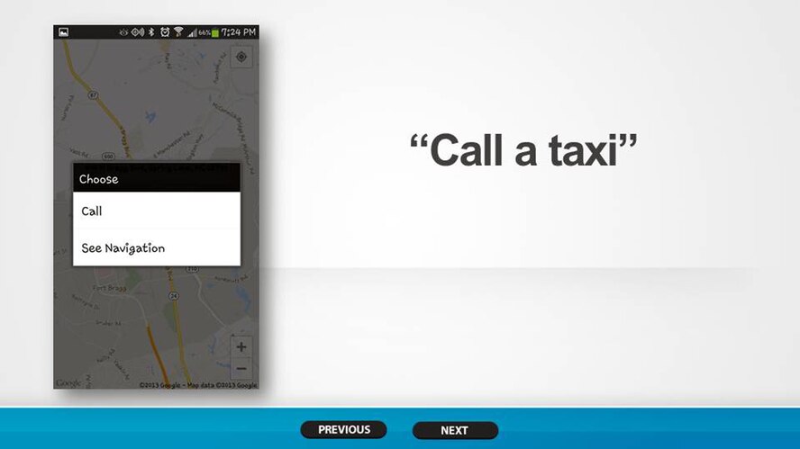 Screen shots from the Wingmanship app created by Airman 1st Class Hwansung Kim, 43d Logistics Readiness Squadron, Pope Army Airfield, N.C.  Wingmanship is an Android mobile application that provides functionality for calling a Wingman, finding a taxi, hotel, calling the base directory or an emergency contact that is available for free at the Google Play Store.  (U.S. Air Force photo/Marvin Krause)
