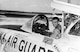 A pilot from the 174th Tactical Reconnaissance Squadron at the controls of  an Iowa National Guard RF-84 in Sioux City, Iowa in 1960. 