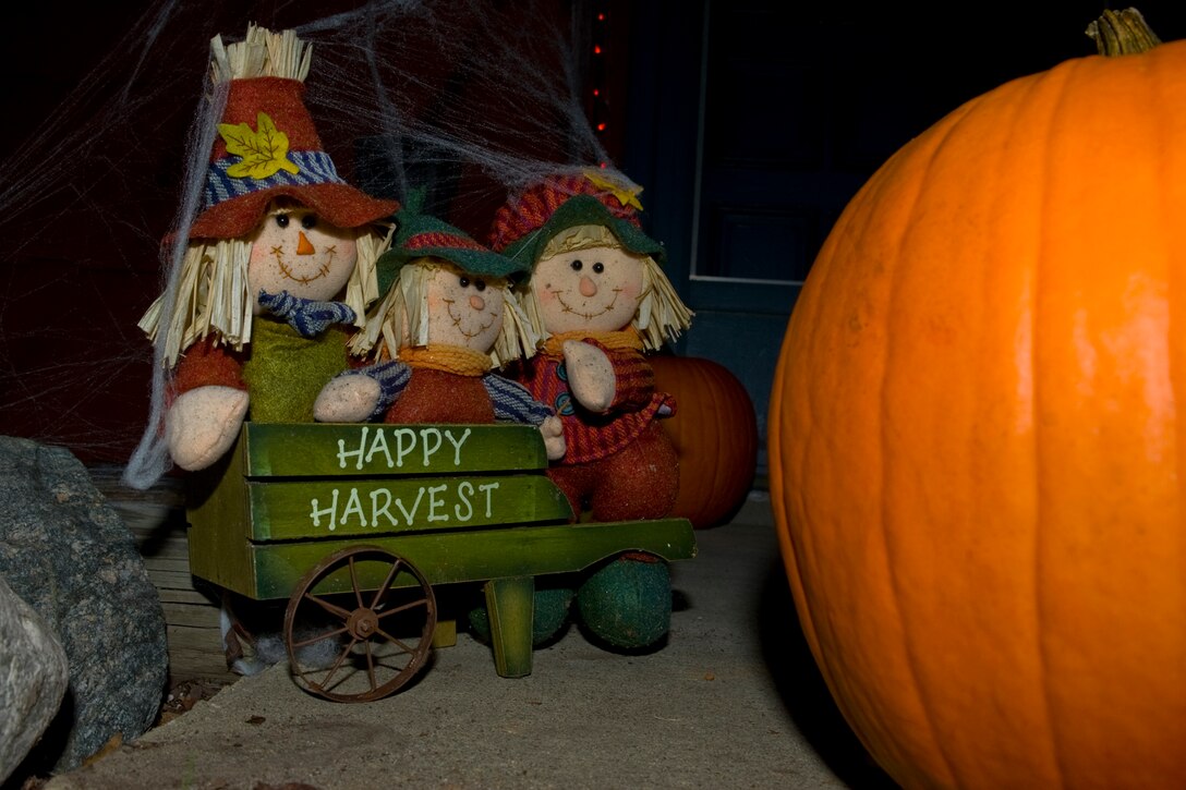 Joint Base Langley-Eustis law enforcement and uniformed volunteers, known as the “Pumpkin Patrol,” will assist in maintaining a safe trick-of-treating environment for Service members and their families on Langley Air Force Base, Fort Eustis and James Town Village Housing in Hampton, Va.  Trick-or-treating hours will be from 6 to 8 p.m. Oct. 31, 2013. (U.S. Air Force photo by Staff Sgt. Stephanie Rubi/Released)