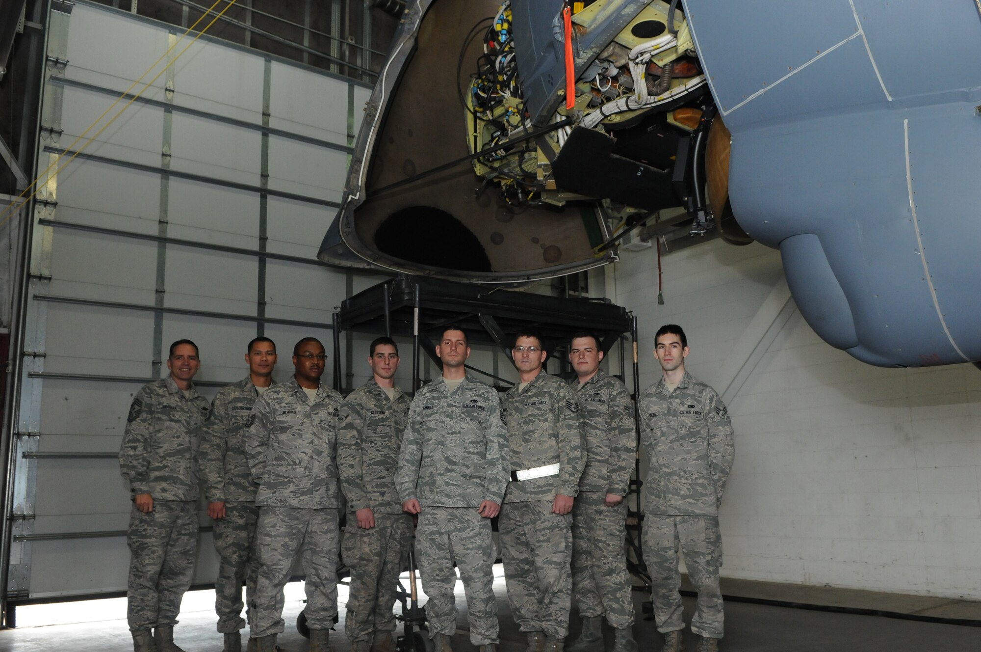 The 5th Aircraft Maintenance Squadron's electronic countermeasures shop maintains the B-52H Stratofortresses electronic warfare systems. These systems give the B-52 the capability to penetrate enemy defenses, destroy the designated target, and return to base safely. The ECM shop ensures this capability is maintained by performing in-depth routine scheduled inspections and by performing unscheduled maintenance repairs. The ECM shops mission is an integral part of our nuclear deterrence capability. (Photo courtesy of the Command Chief Office)